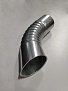 Отмет (колено) из оцинкованной стали 0.5 d100 Жесть