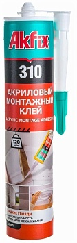 Клей акриловый монтажный 310 мл.AKFIX GA200