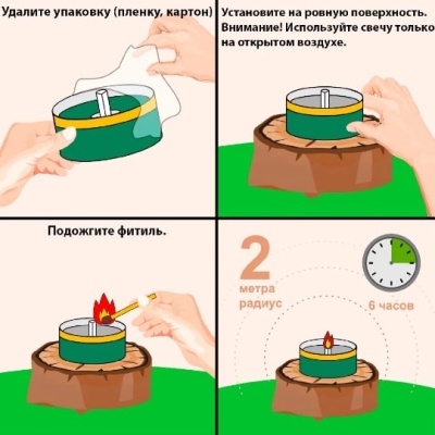 Свеча антимоскитная на эфирных маслах 100гр Nadzor EXTREME