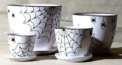 Горшок керамический 7 л Паутинка