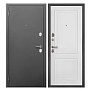 Дверь входная металлическая МС-1 860 L Guard антик серебро-белый матовый