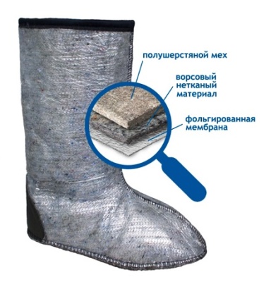 Сапоги ЭВА мужские утепленные с манжетой Ермак 30(СЕ)380 Fortmen