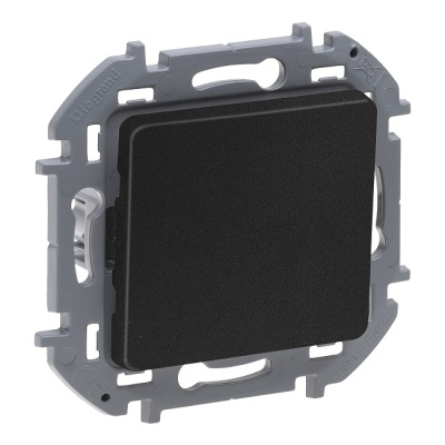ВЫКЛЮЧАТЕЛЬ 1-клавишный, Inspiria Legrand (антрацит)