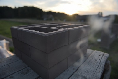 Наборный блок для столба забора (ТБЛОК-С4 клинкер) 240x120x65мм Рубелэко