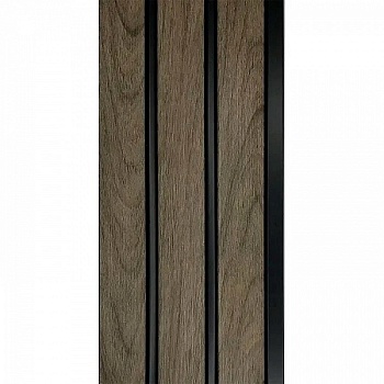 Панель декоративная 3D Rail Дуб антик 120x10x2700 мм, Grace