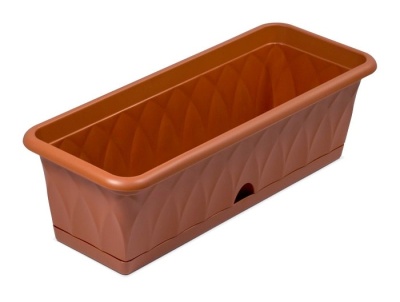 Ящик для цветов пластмассовый 58 см "Сиена" Мартика