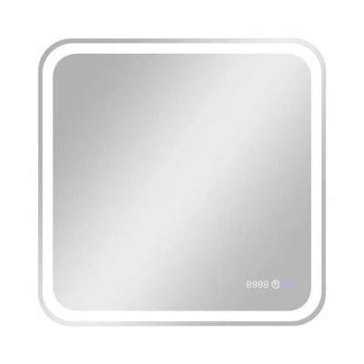 Зеркало Russo LED Континент НН (подсветка, сенсор, диммер, подогрев, часы) (70х70 см)