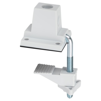 Светильник настольный на струбцине белый, ЭРА NL-201-G23-11W-W