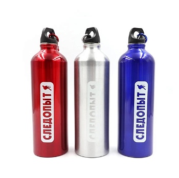 Бутылка питьевая, с карабином, 750 мл, Следопыт PF-BD-A750