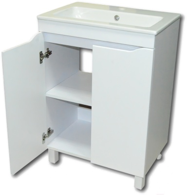 Тумба напольная Гамма Р24оФ8/1-У60 с умывальником Практико-44060
