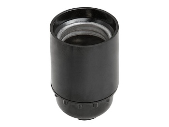 Патрон Е27 карболитовый подвесной, черный JP7700-02 Юпитеp