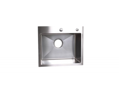 Мойка кухонная  WS-35044D сатин, с сифоном, коландером и дозатором, Wisent