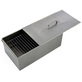 Коптильня двухъярусная большая 600х320х250 мм, 0,8 мм, с поддоном