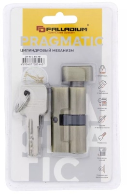 Цилиндровый механизм ZN 60 C BK AB Palladium