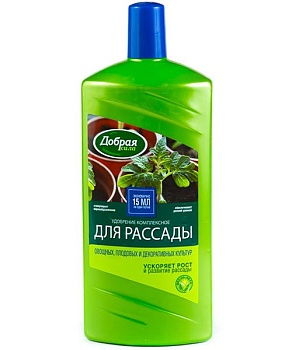 Удобрение открытого грунта для рассады Добрая Сила 1л