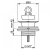 Водослив для умывальника 5/4 (A439) Alca Plast Водослив для умывальника 5/4 (A439) Alca Plast