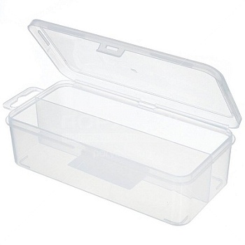 Органайзер прозрачный 160х80х45мм, 2 ячейки, 27803550447