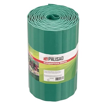 Лента бордюрная 20 х 900 см, полипропиленовая, зеленая, 64482 Palisad