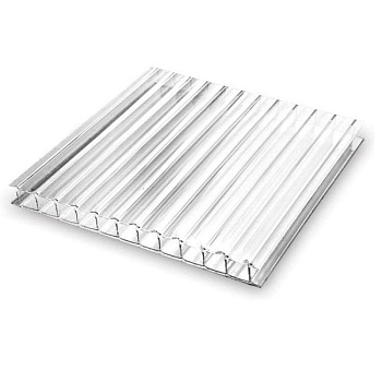 Сотовый поликарбонат 8 мм (прозрачный)