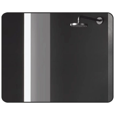 Зеркало Hanoi Black 100x80 см Алмаз-Люкс 10080d2-6 (подсветка, б/к сенсор, диммер)