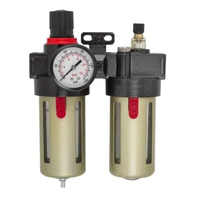 Блок подготовки воздуха 1/4'' Forsage F-BFC2000 (фильтр-регулятор + лубрикатор)
