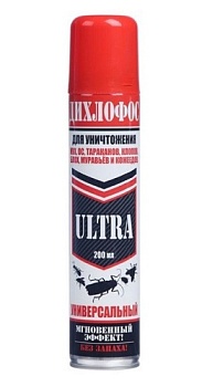  Дихлофос ULTRA 200мл красный