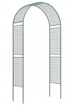Арка садовая прямая разборная, 1,2 х 2,5 х 0,5 м., Сетка широкая 69124