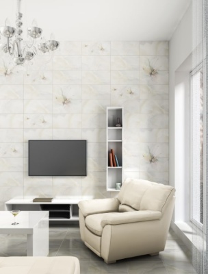 Панно (часть 1) Бабочка салатный ОНИКС 250*500 мм Березакерамика