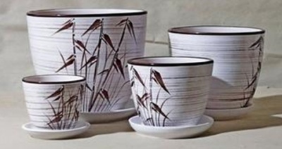 Горшок керамический 8 л Тростник