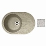 Мойка из искусственного камня, олово, RONDO, BelEvors