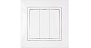 ВЫКЛЮЧАТЕЛЬ 3-клавишный с рамкой  С05 10-862, Уют, Bylectrica