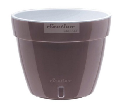 Горшок двойной 12 л ASTI Шаде-Белый 