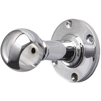 Крепление трубы дистанционное проходное d 25 мм, хром, AKS 14214