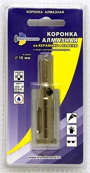 Коронка по керамике и кафелю 16 мм TRIO-DIAMOND