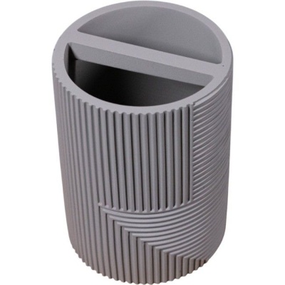 Стакан для зубной щетки и пасты Leeds песочный CASPIAN 90077