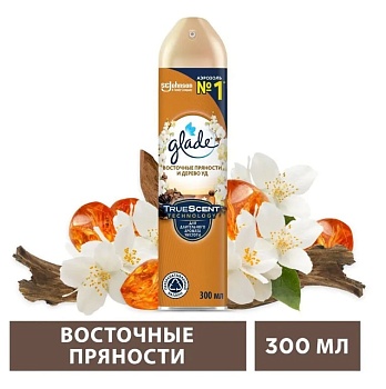 Освежитель воздуха Восточные пряности и дерево уд 300 мл Glade