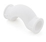 Обвод полипропиленовый с муфтой, 25 мм, белый, РосТурПласт