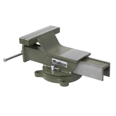 Тиски слесарные, 150 мм, стальные, поворотные, Сибртех 18620