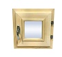 Рама для бани 50x40 стеклопакет липа