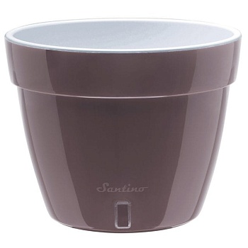 Горшок двойной 2,5 л ASTI Шаде-Белый