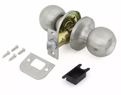 Ручка защелка 6072 SN PS Фабрика замков