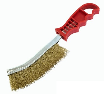 Щетка металлическая латунная 115мм Sparta