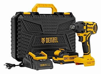 Гайковерт ударный аккумуляторный Denzel CIWH-BL-20-350 (26520)