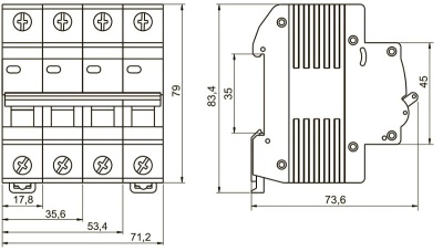 Автоматический выключатель ВА47-29 2Р 25А 4,5кА С IEK