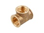 Тройник латунный, внутр. резьба 1/2