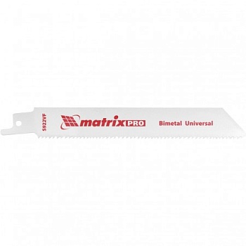 Полотно универсальное для сабельной пилы S922VF, 125/1.8-2.5 мм, Bimetal, 2 шт, Pro Matrix 782001