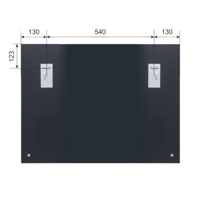 Зеркало 80x60 см Алмаз-Люкс Е-464 (полка)