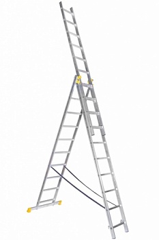 Лестница алюминиевая трехсекционная Skala 01310