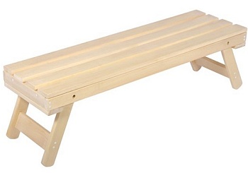 Лавочка складная 140х44x43 см Банные штучки