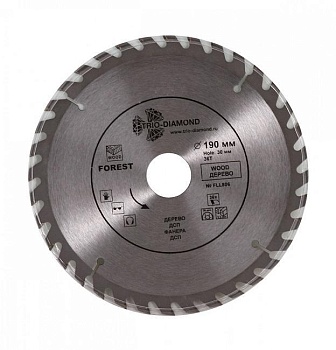 Круг пильный по дереву 190x30мм 36Т TRIO-DIAMOND